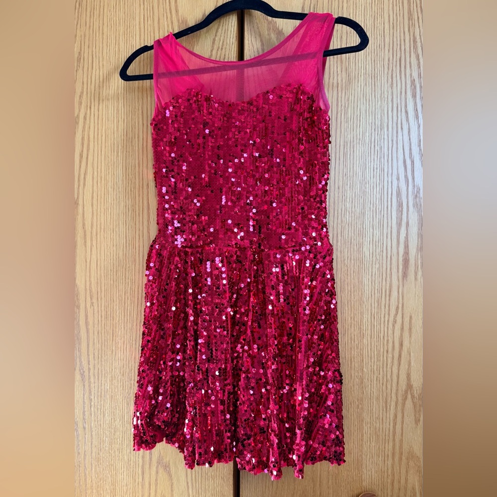 Weissman Sparkling Red Sequin Costume